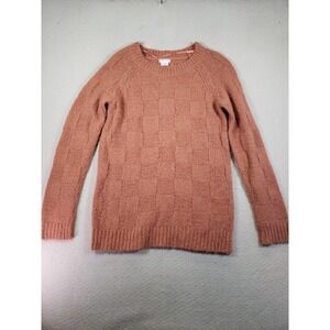 Cooperative Sweater Mens Small Brown Long Sleeve Knit Crew Neck Casual Pullover